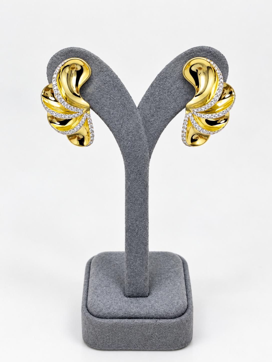 Angel Gold Tasarım Küpe