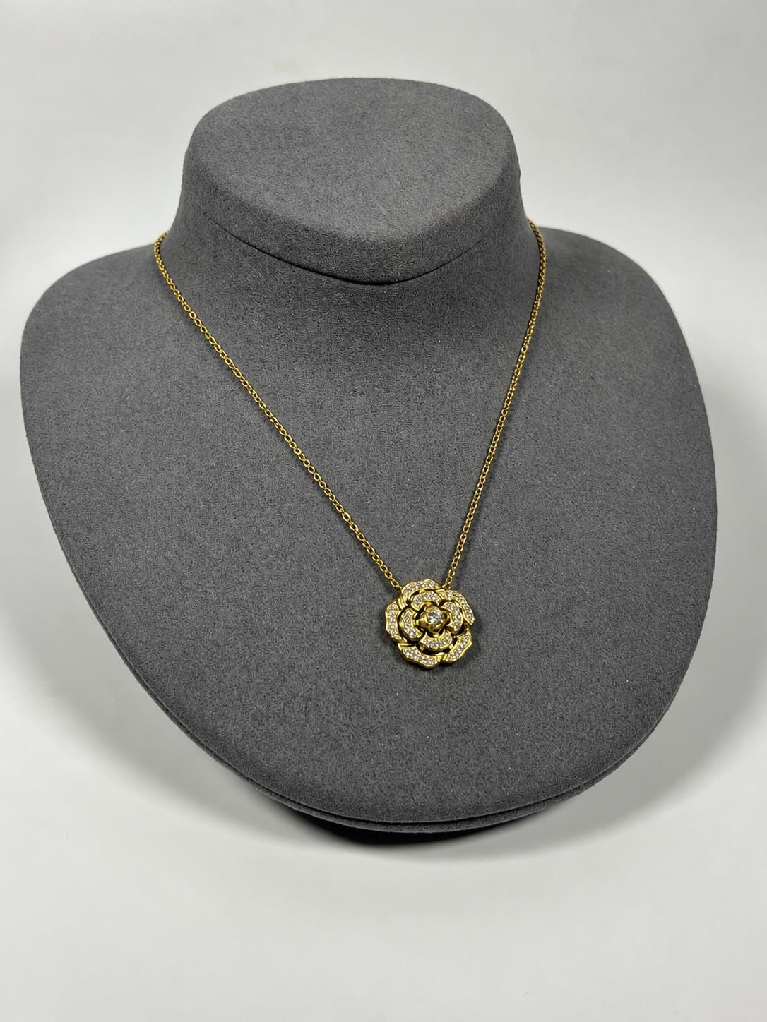 Gold Gül Kolye