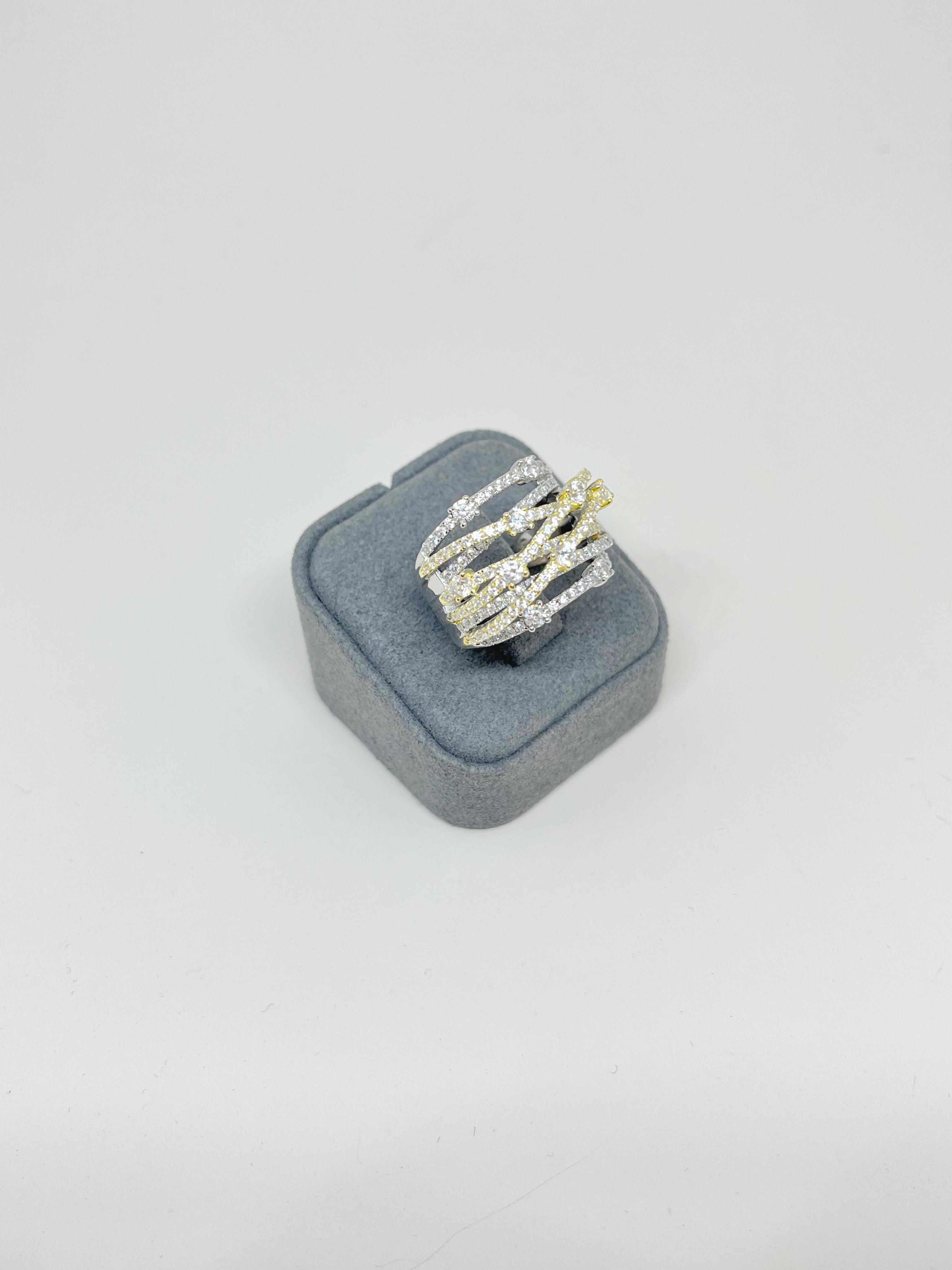 Gold-Silver Sarmal Yüzük