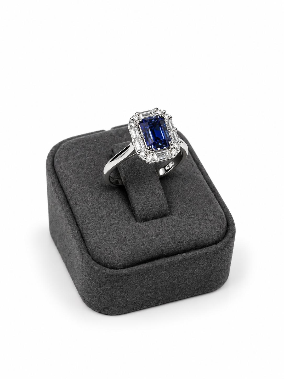 Safir Baget Yüzük Mini