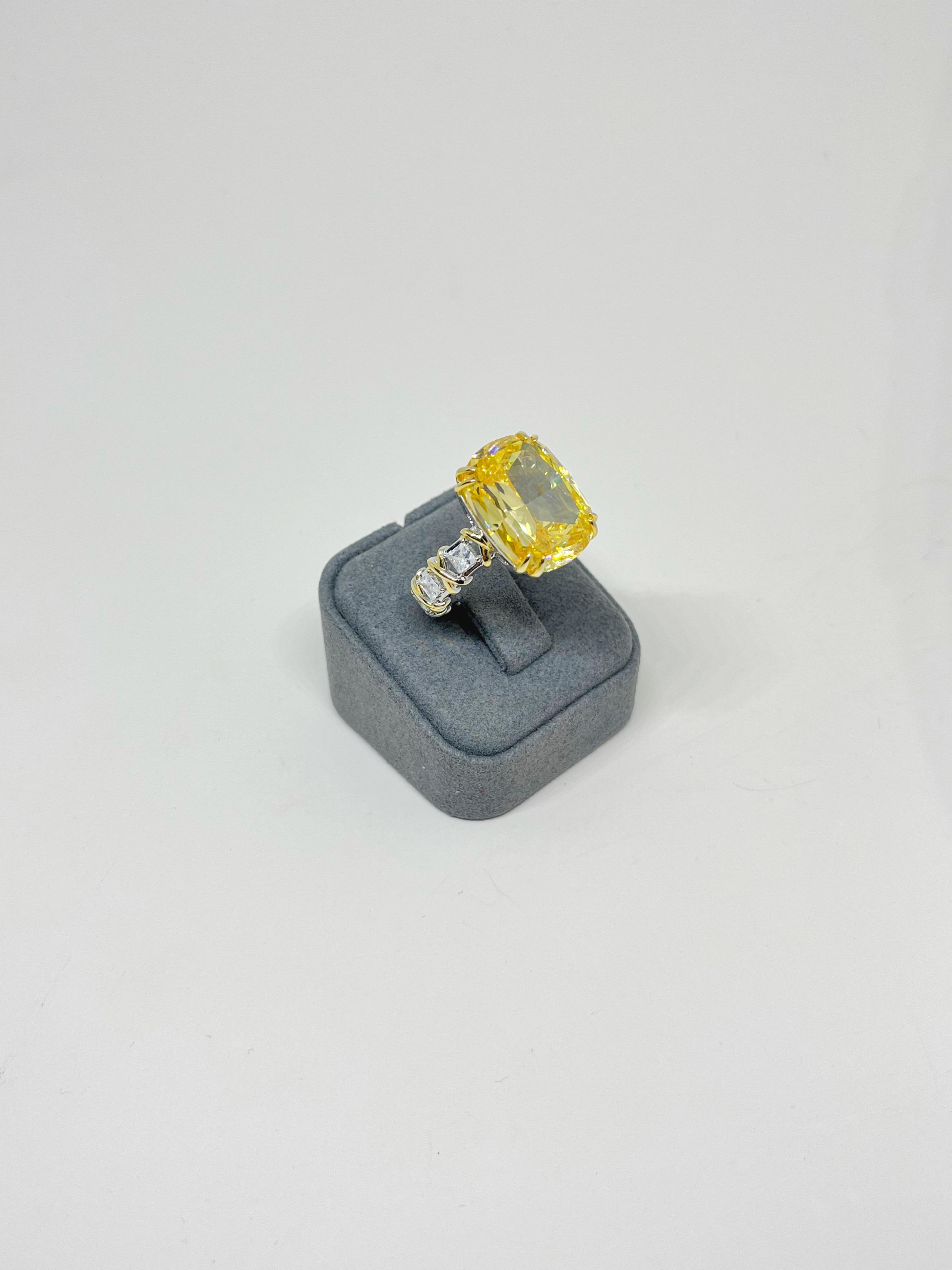 Sarı Topaz Taşlı Marka Model Yüzük