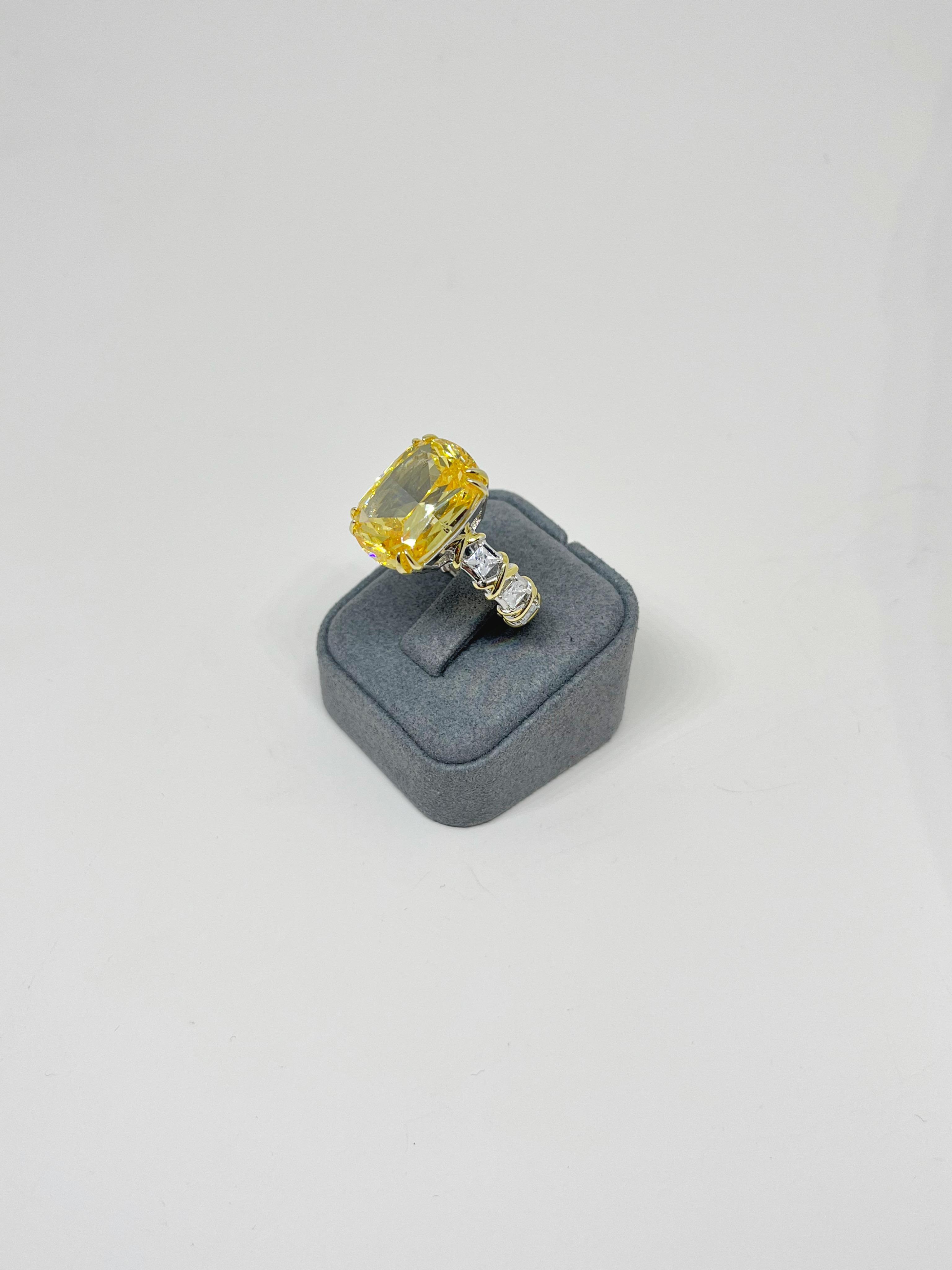 Sarı Topaz Taşlı Marka Model Yüzük