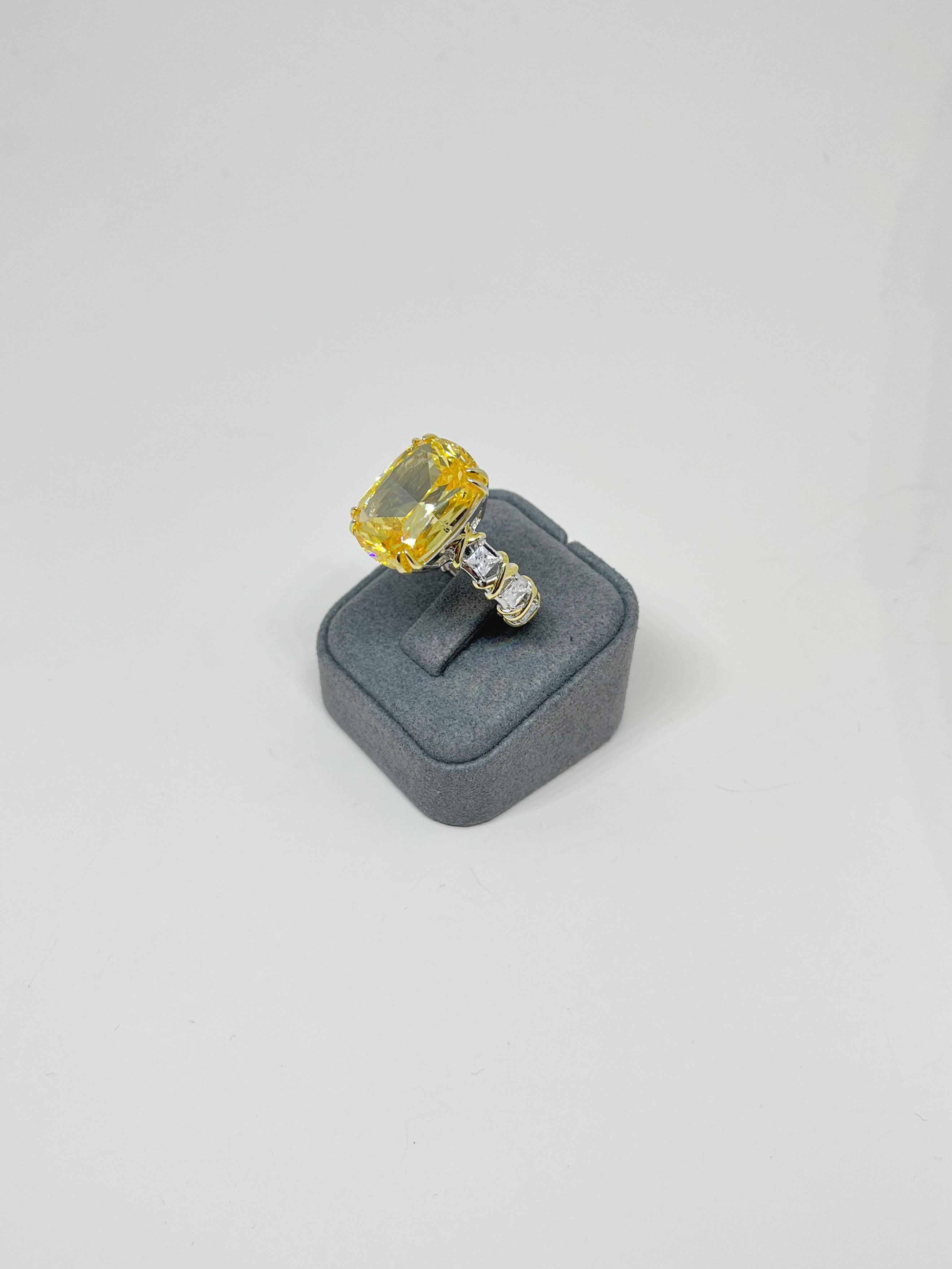 Sarı Topaz Taşlı Marka Model Yüzük
